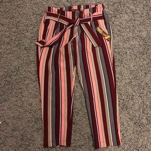 Ankle length Striped Pants